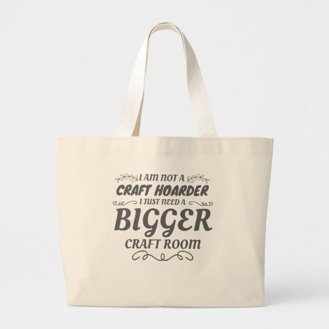 Grand Tote Bag L'Amoureux de l'artisanat, pas l'éleveur d'embarca (Devant)