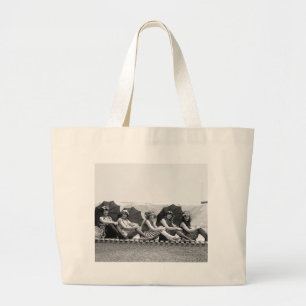 Grand Tote Bag Lansburg baignant des filles : 1922