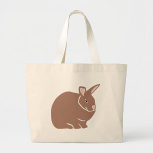 Grand Tote Bag Lapin de Pâques 