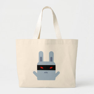 Grand Tote Bag Lapin mauvais