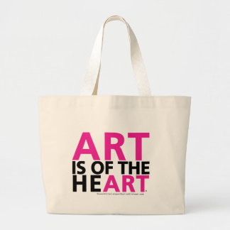 GRAND TOTE BAG L'ART EST DU COEUR