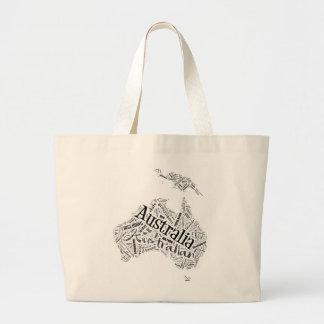 Grand Tote Bag L'Australie dans Tagxedo