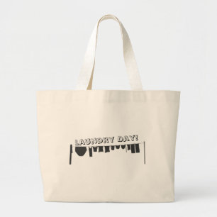 Grand Tote Bag Lave-linge ligne de lavage de jour