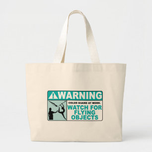 Grand Tote Bag L'avertissement prennent garde des objets de vol !