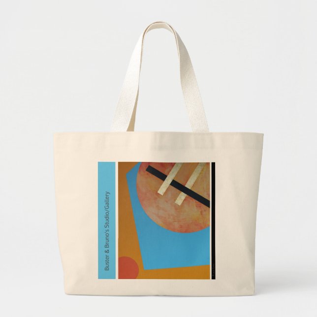 Grand Tote Bag Le abstrait de Buster & Bruno (Devant)