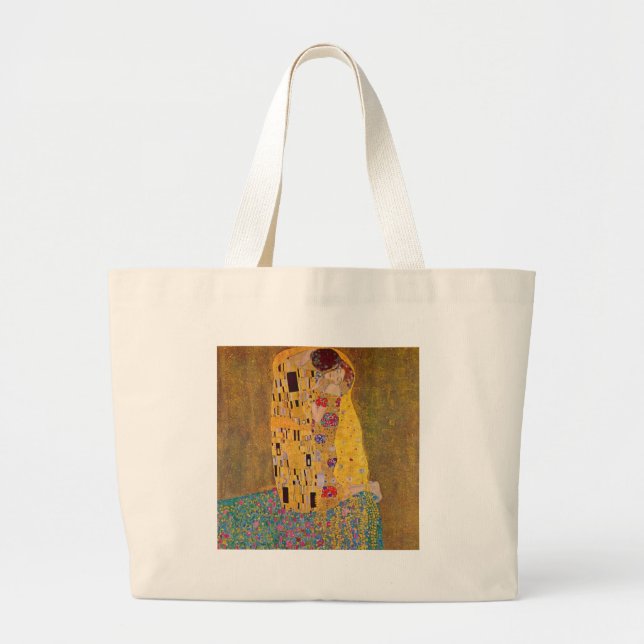 Grand Tote Bag Le baiser de Klimt (Devant)