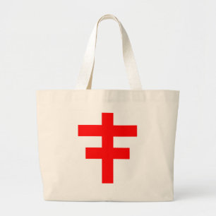 Grand Tote Bag Le brevet croisé du Temple des Chevaliers écossais