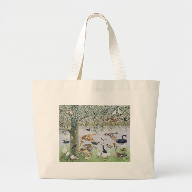 Grand Tote Bag Le canard impair (Devant)