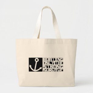 Grand Tote Bag Le canotage survivent