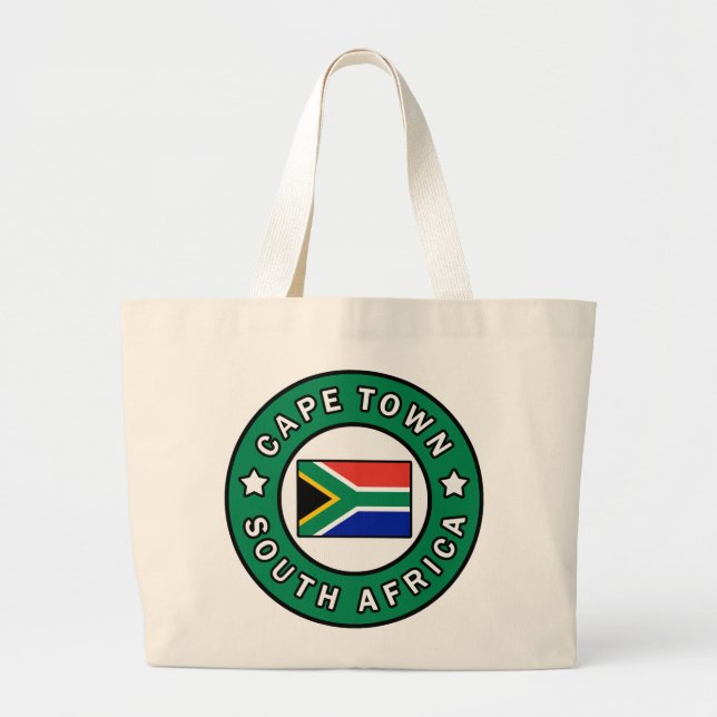Grand Tote Bag Le Cap Afrique du Sud (Devant)