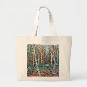 Grand Tote Bag Le chemin de janvier