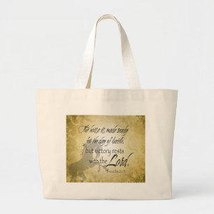 Grand Tote Bag Le cheval est fait à écriture sainte prête de