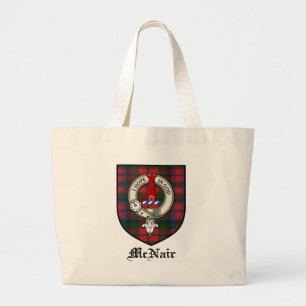Grand Tote Bag Le clan de McNair Crest le tartan d'insigne