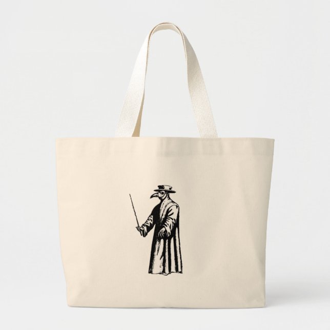 Grand Tote Bag Le docteur de peste (Devant)
