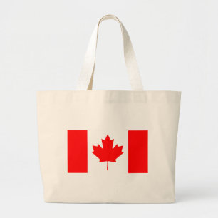 Grand Tote Bag Le drapeau canadien - Souvenir du Canada