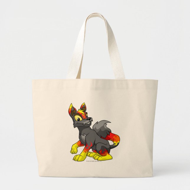 Grand Tote Bag Le feu de Lupe (Devant)