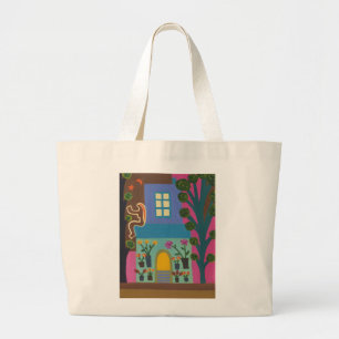 Grand Tote Bag Le fleuriste sur la route 2011 de Portobello