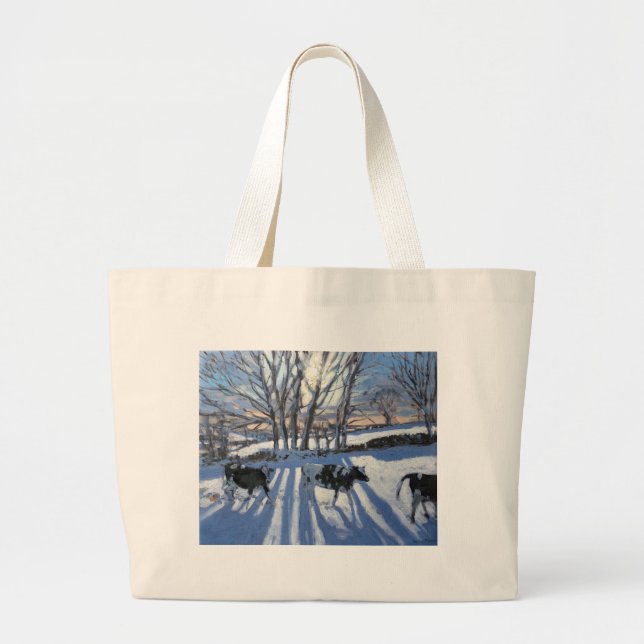 Grand Tote Bag Le frison effraye 2009 (Devant)