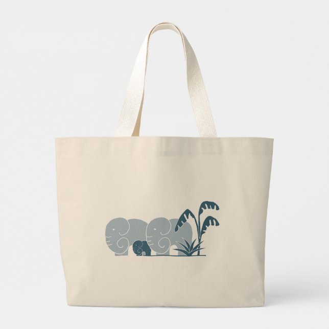 Grand Tote Bag Le géant emblématique d'Elephant Life fourre-tout  (Dos)