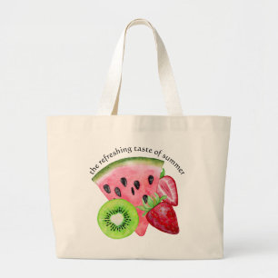 Grand Tote Bag Le goût rafraîchissant de l'été