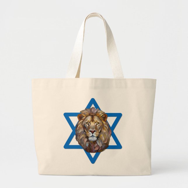 Grand Tote Bag Le Lion De Juda (Devant)