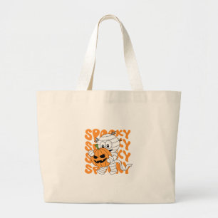Grand Tote Bag Le monde d'Halloween est plein de surprises.