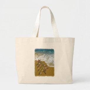 Grand Tote Bag Le Noël s'effondre sur la côte