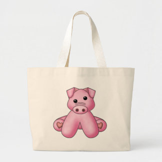 Grand Tote Bag Le porc bourré de Lura