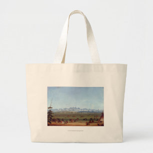 Grand Tote Bag Le rendez-vous près de la rivière Green