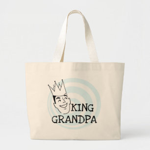Grand Tote Bag Le Roi Grandpa T-shirts et cadeaux