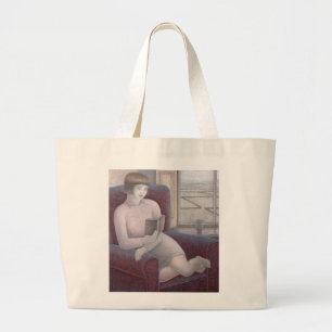 Grand Tote Bag Lecture de fille dans le fauteuil 2009