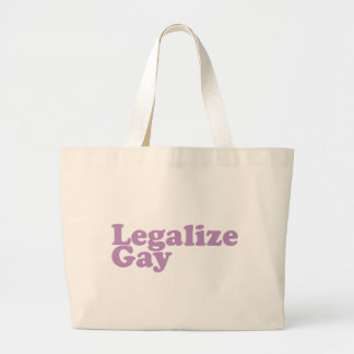 Grand Tote Bag légalisez la lavande gaie