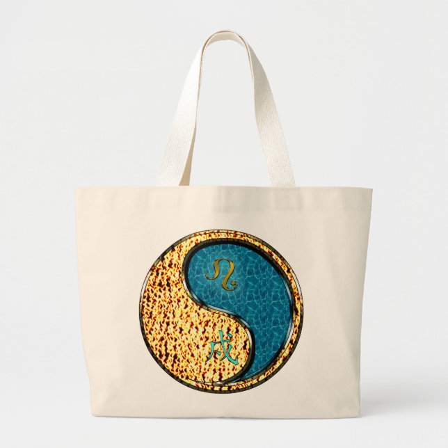 Grand Tote Bag Leo & Water Dog (Devant)