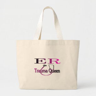 Grand Tote Bag L'ER soignent la chemise/cadeaux "de reine de