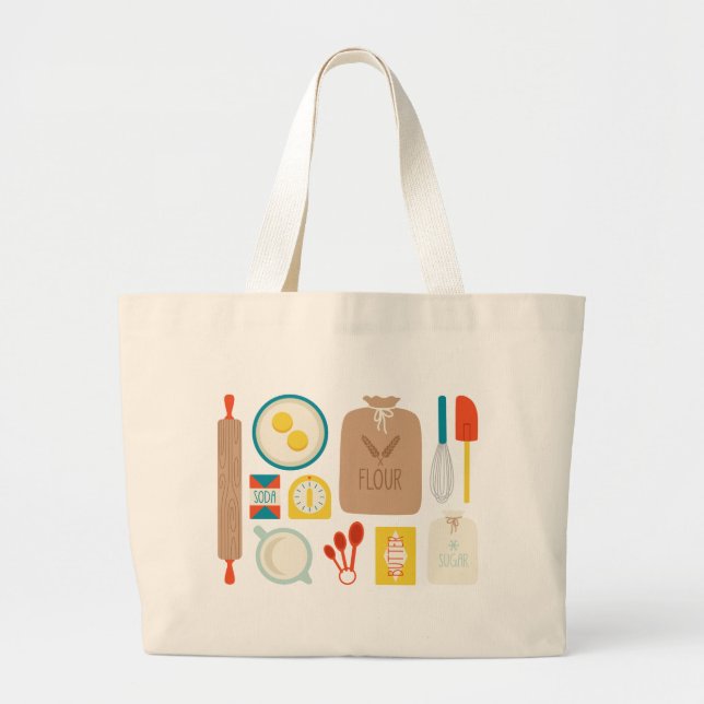 Grand Tote Bag Les approvisionnements de Baker (Devant)