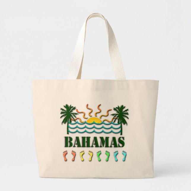 Grand Tote Bag Les Bahamas (Devant)