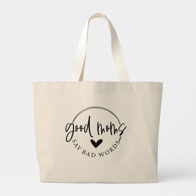 Grand Tote Bag Les Bonnes Mères Disent De Mauvaises Paroles (Dos)