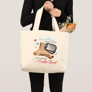 Grand Tote Bag Les caps d'usage de quelques héros, mine porte de