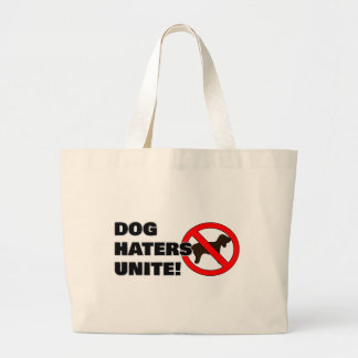 Grand Tote Bag Les ennemis des chiens s'unissent !