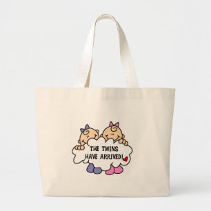 Grand Tote Bag Les filles jumelles sont arrivées