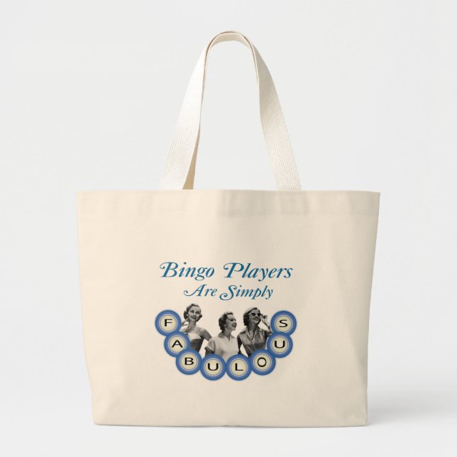 Grand Tote Bag Les joueurs de bingo-test sont simplement fabuleux (Devant)