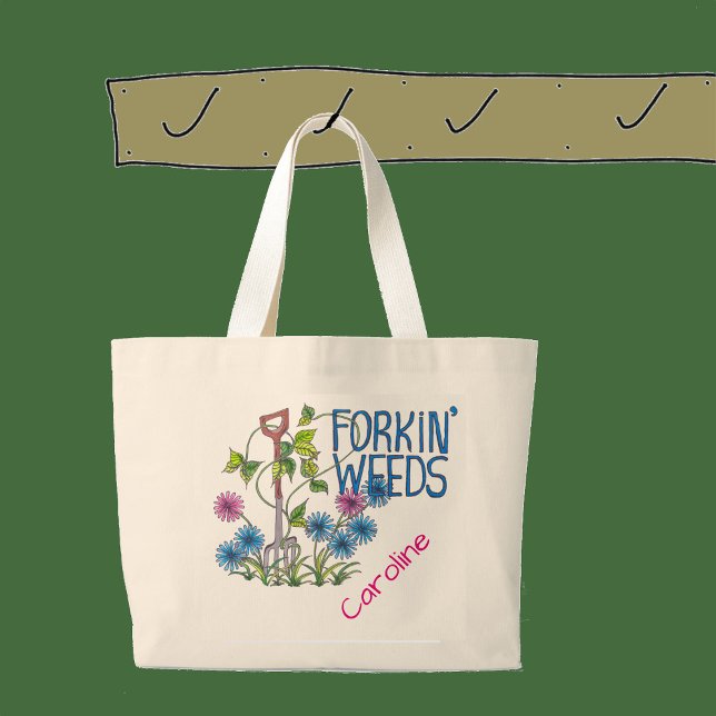 Grand Tote Bag Les mauvaises herbes (pas d'arrière - plan) (Créateur téléchargé)