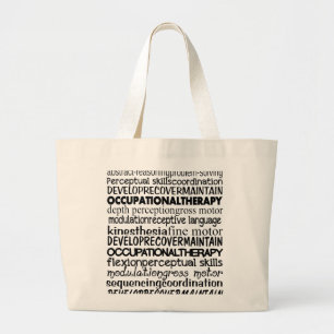Grand Tote Bag Les meilleurs cadeaux d'ergothérapie