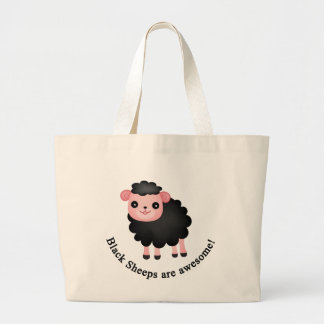 Grand Tote Bag Les moutons noirs sont géniaux