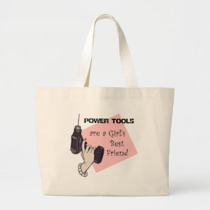 Grand Tote Bag Les outils électriques sont le meilleur ami d'une