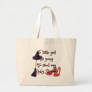 Grand Tote Bag Les pantoufles rouges sont les miennes