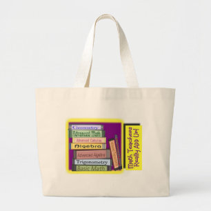 Grand Tote Bag Les professeurs de maths AJOUTENT vraiment