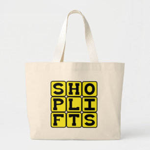 Grand Tote Bag Les remontées mécaniques, ne plus jamais être s