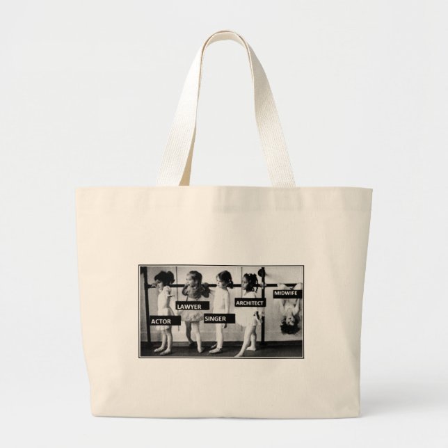Grand Tote Bag les sages-femmes sont différentes (Devant)