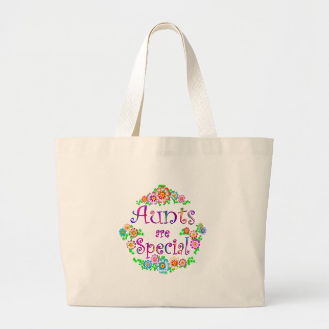 Grand Tote Bag Les TANTES sont spéciales (Devant)